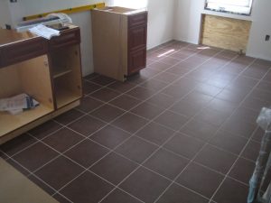 Tiling The Kitchen Floor With Ditra Scottiesdiy