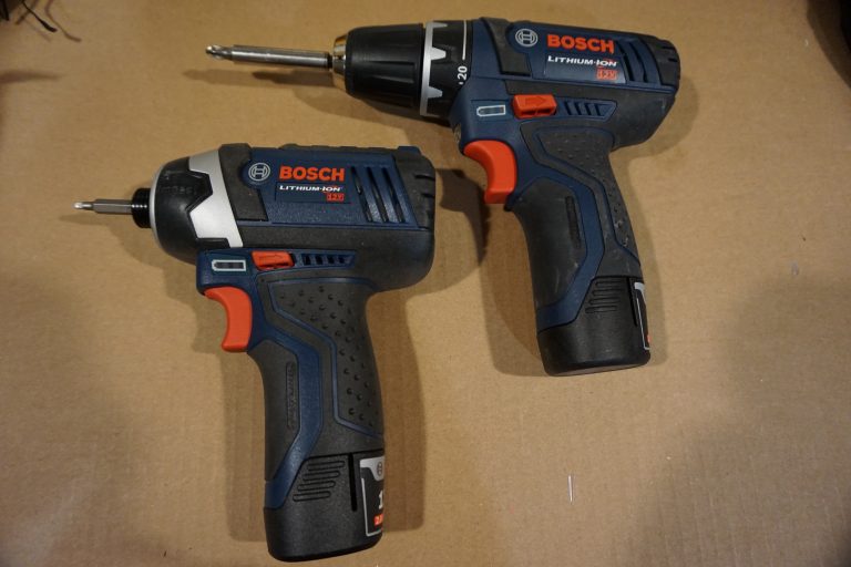BOSCH CLPK22-120 12V Max Cordless Combo Kit – 3/8" Drill/Driver & 1/4" Impact Driver, 2 Batteries, Charger, Case – Compact 2-Tool Set